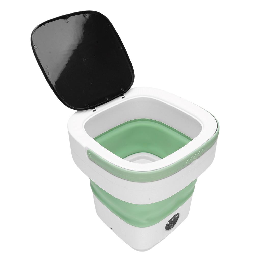 Portable Mini Washing Machine Small Clothes Foldable Laundry Machine with 3 Cleaning Modes for Hotel Home Apartment