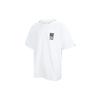 Kontrastfarben Marke Logo Aufdruck American Vintage Atmungsaktiv Sportlich Lässig Bequem Rundhalsausschnitt Kurzarm T-Shirt Herren T-Shirts VN0A7TPRWHT