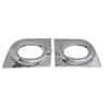 Fits 06-08 Civic: Front Fog Light Frame, Cover, and Bumper Light Trim.