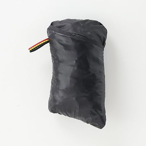 Kapelmuur Cycling Windbreaker, Lightweight, Windproof and Water-Repellent, Pocketable, Black, Size L