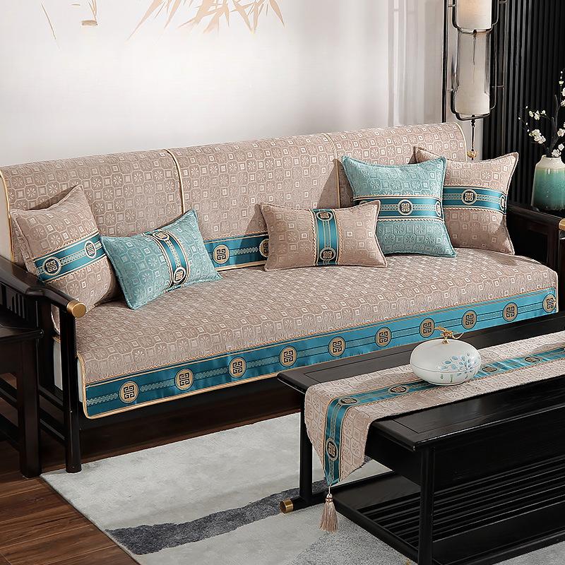 Chinesisches Sofakissen Four Seasons Universal rutschfeste Sofabezug Handtuch Massivholzsofa