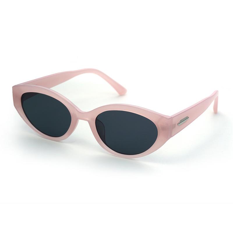 Vintage Personalized Small Oval Frame Sunglasses Unisex High Sense European American Retro Streetwear UV Protection Outdoor Sun Glasses Shades