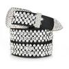 Ladies' Wide Leather Belt with Rhinestone Accents - Korean Style Versatile Cowhide Fashion Accessory