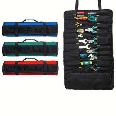 Multifunktions-Oxford-Stoff, zusammenklappbar, Schlüsseltasche, Rolle, Aufbewahrung, Werkzeuge, Tasche, Organizer, Halter, tragbar