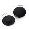 10Pcs 6mm Bike Rubber Stem Top Cover Headset Caps Black Rubber Headset Screw Cover Dustproof Headset Cover Enduring
