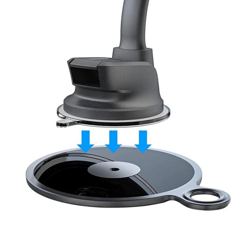 Strong Adhesive Car Dashboard Pad With 80mm Mounting Disk For Suction Cup Phone Holder Stand Rack And Navigation Devices