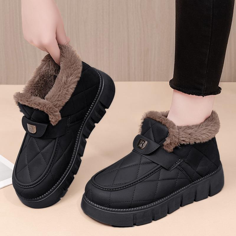 Snow Boots, Fleece and Thickened Cotton Shoes, Fashionable and Versatile Shoes, Cotton Boots, Ankle Boots