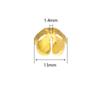 50pcs/Lot Iron Gold Plated Metal Flower Bead Caps for Jewelry Making End Beads Spacers Petal Spacer Beads DIY Bracelet Necklace