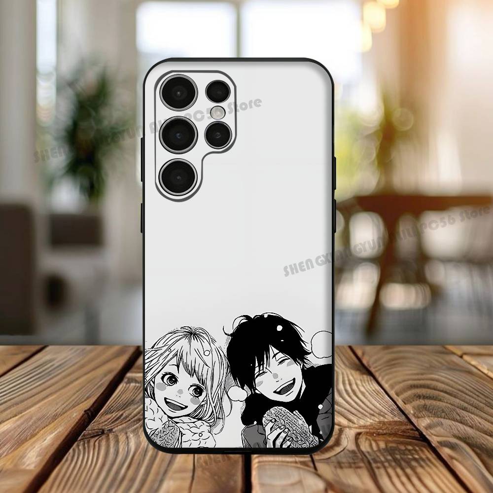 

Cartoon Lovely C-Complex Risa Atsushi Silicone Case For Samsung S25,24,23,22,21,20 Plus Ultra 5G Lite Shockproof Cover Samsung S235G