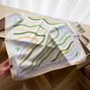 English Line Simulation Silk Printing Silk Scarf Small Square Scarf High-end Shawl Sunscreen Neck Scarf Headscarf Scarf Women