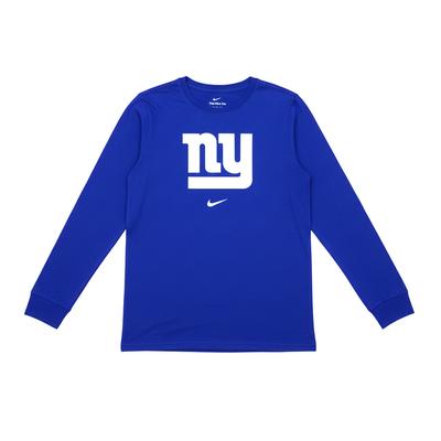 × NFL Hoodie New York Giants Breathable Lightweight Simple Versatile Crew Neck Pullover Long Sleeve T-Shirt Kids Hoodies Royal-Blue 3Z1B7NFEA-NYG