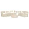 VidaXL Garden Lounge Set 6 Pcs Impregnated Spruce Wood