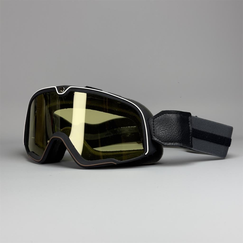 Motocyklové brýle Jízdní brýle Harley Vintage Větruodolné Pískové brýle 3/4 Helma