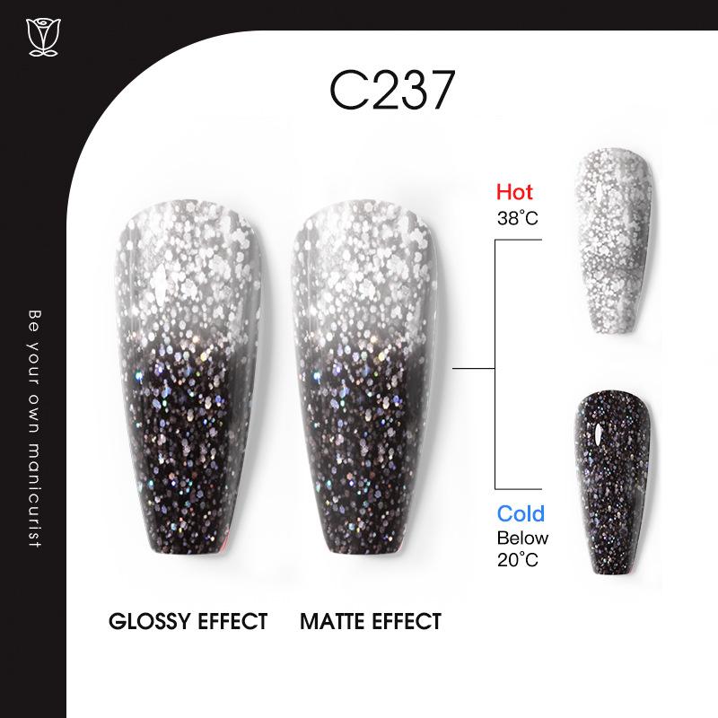 Temperature Change Nail Polish Glue Solid Color Nail Polish Gradual Change Nail Polish Glue Phototherapy Glue Nail Salon Special