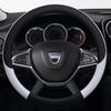 DERMAY Car Steering Wheel Cover for Dacia Sandero Stepway Logan Dokker Duster Jogger Spring Lodgy Bigster Auto Accessories