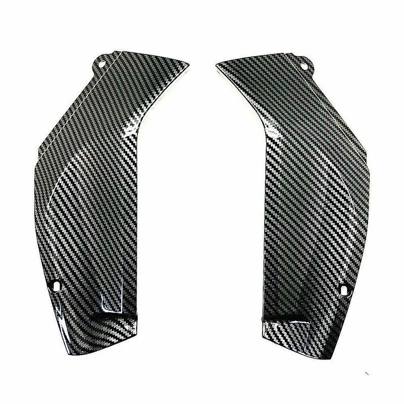 Carbon Fiber Style Motorcycle Side Air Duct Cover Fairing Insert Trim for Yamaha YZF R1 1998-2001 Motorbike Gas Tank Frame Panel Accs