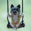 Fun Dog Expression Car Hanging Decoration Multiple Styles Resin Craft Safe Dashboards Decoration Present for Driver