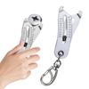 Nut Bolt Head Size Catcher Keychain Stainless Steel Nut Bolt Head Size Collector Precise Thread Size Checker for DIY