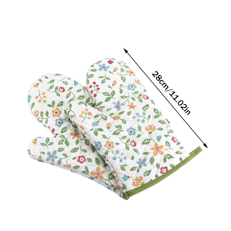 Gant de cuisine pour micro-ondes à motif polyvalent, résistant à la chaleur, antidérapant, gant de four isolé, lavable, gant de cuisson