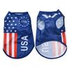Summer Pet Dog Clothes For Small Medium Dogs Cat Independence Day T-shirt Puppy Vest Costume Chihuahua Yorkie Holiday Outfits