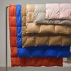 Class A 95 White Goose Down Shawl: Portable Outdoor Camping & Airplane Blanket