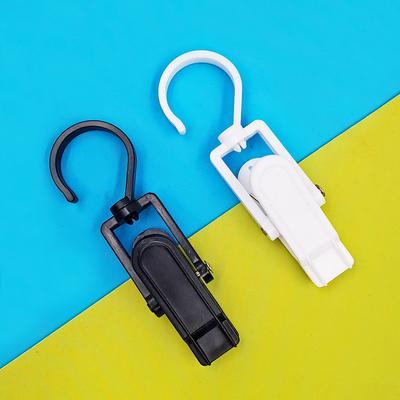 Plastik Klips Mont ve Şapka Klipsi Döner Perde Klipsi Ekran Klipsi Döner Kanca Kravat Klipsi Şapka Çorap Klipsi