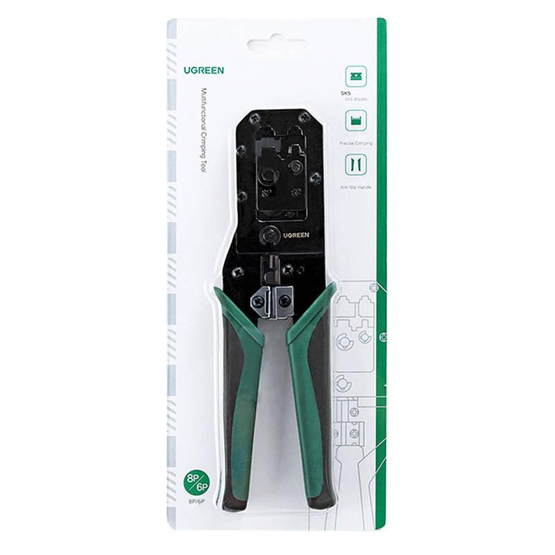 Szczypce Do Zaciskania Konektorów Ethernet Ugreen Nw136 (Czarno/Zielone)