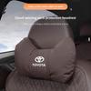 Car Headrest/Lumbar Support Neck Pillow Protection Pads For Toyota Corolla Yaris Aygo Prius CHR Camry Auris Avensis Land Keyring