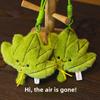 Yuzu Leaf Plush Toy With Pp Cotton For Autumn Decor And Gift Collection