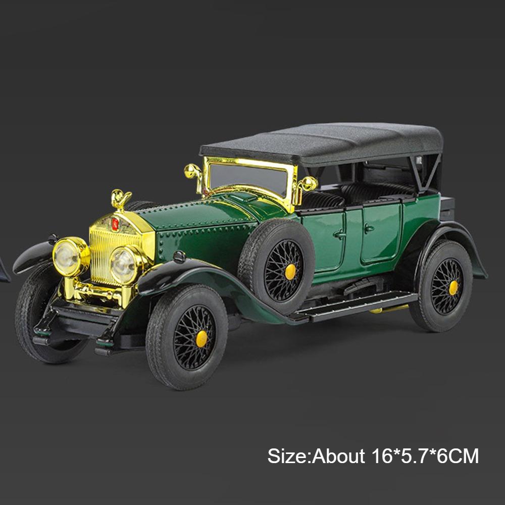 1:32 Scale Phantom I Rolls Royce 6x6 Car Model Toy Diecast Metal Off-Road Vehicle Shock Absorption Models Kids Hobby Presents