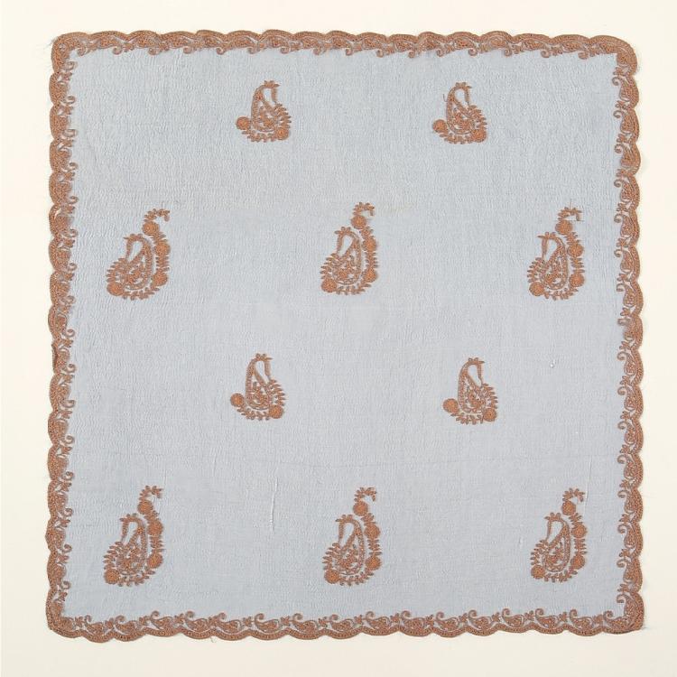 Weicher bestickter Schal mit Blumendesigns für Damen Haaraccessoires für Kopftuch oder dekorative Note zu jedem Outfit