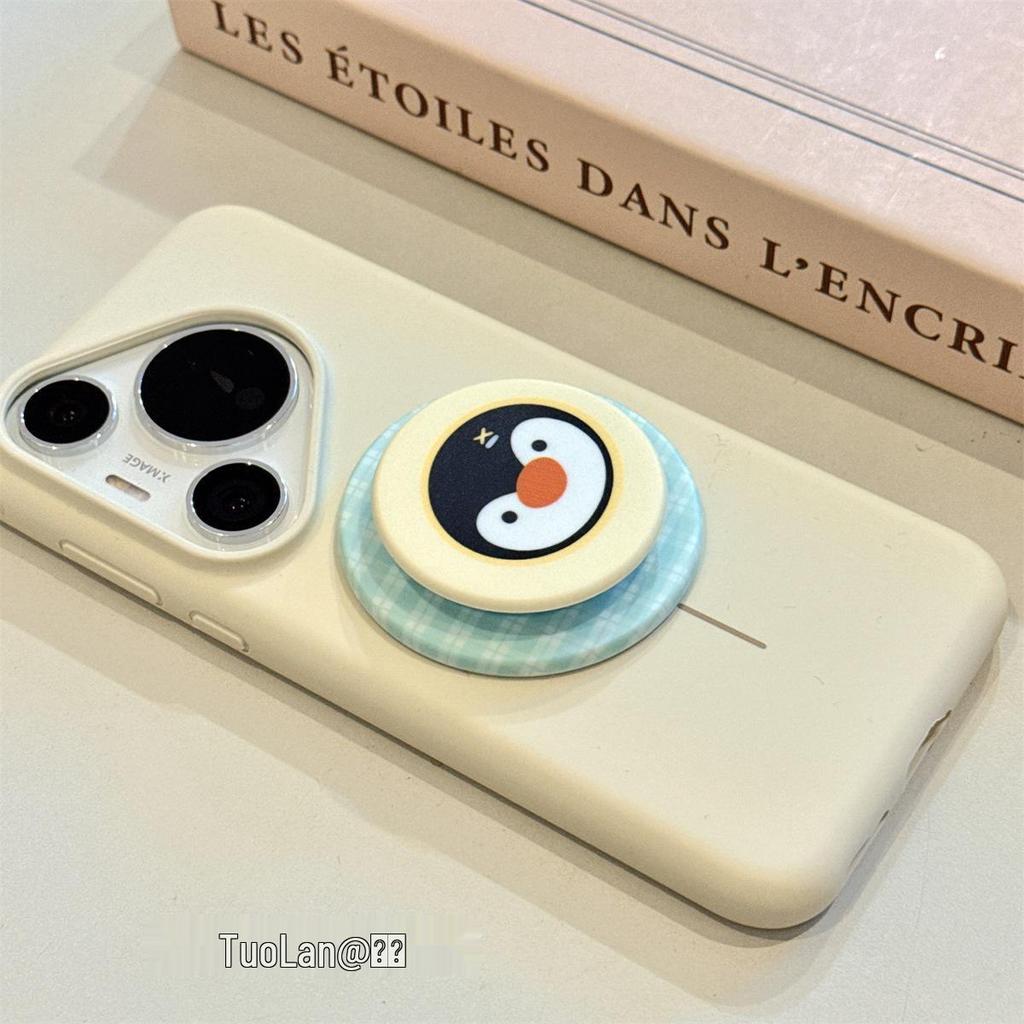High-Quality Magnetic Frosted Film Magsafe Stand - Cute Cartoon Design