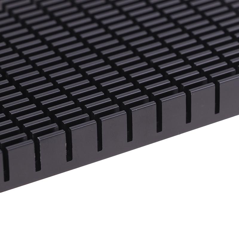 150*93*15Mm Isıtma Paneli Isı Alıcı Alüminyum Soğutucu Plaka Siyah Radyatör