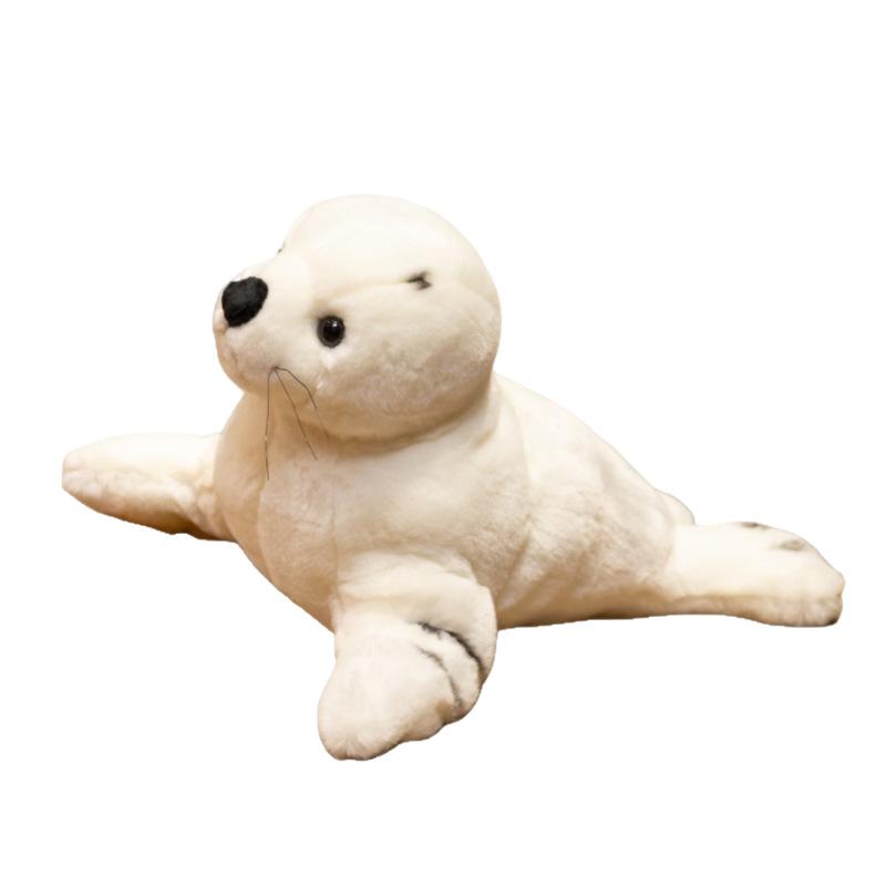 

32/38cm New White Seal Doll Simulation Stuffed Plush Toy Handmade Doll Cartoon Anime Cute Children s Birthday Gift Fun Doll 32cm белый