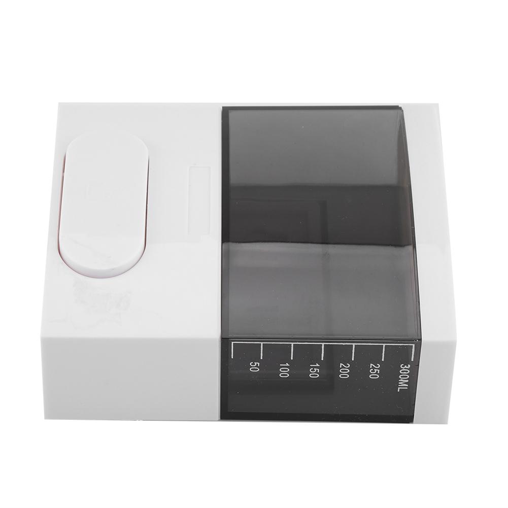 300ml Plastic Wall Mounted Soap Lotion Liquid Shampoo Dispenser for Home Hotel Restroom (Black)