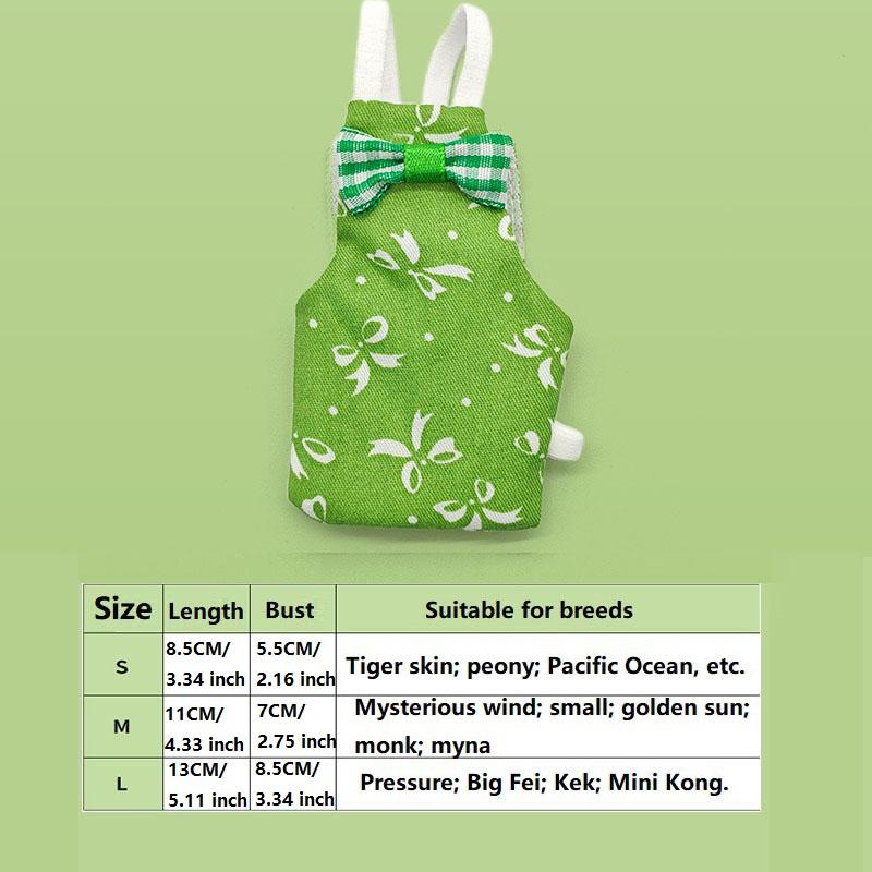 Plenka pro holuby Plenky pro ptáky Látkové Oblečení pro papoušky NXLYP02