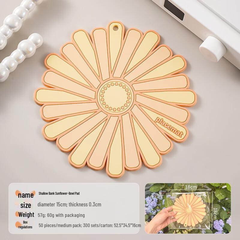 Fumede Modern Heat-Resistant Table Mat & Pot Holder Set