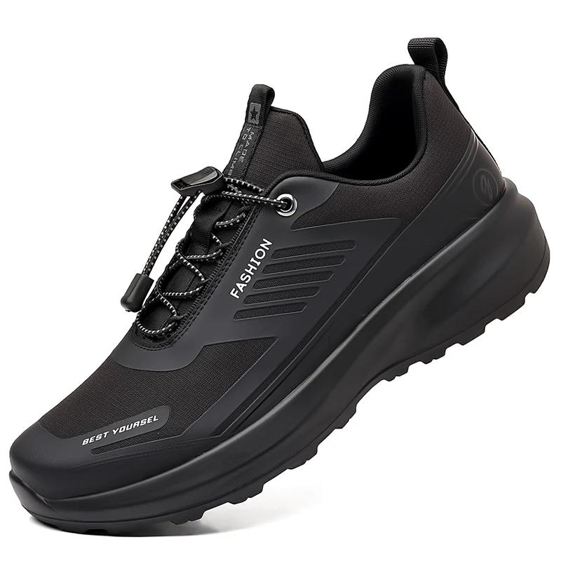 

Athletic Jogging Tenis Vulcanize Shoes Outdoor Mesh Running Shoes New Men Casual Sport Shoes Breathable Lightweight Sneakers 38 чёрный