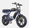 Bicicleta Elétrica ENGWE M1 com Bateria Dupla Bateria 48V28.6Ah Velocidade Máxima 25KM/H Pneus Largos 20 Polegadas E-Mountain Bike para Off-Road