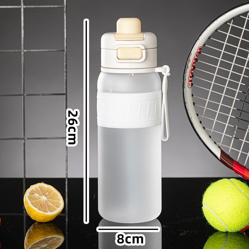 Water bottle High value double drink plastic cup Large capacity sports water cup Portable rope bouncing cup Fitness kettle