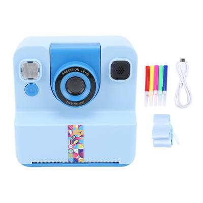 1080P Instant Print Camera for Boys Girls with 2.4 Inch Screen Front Rear Selfie Digital Camera 180 Degree Rotating