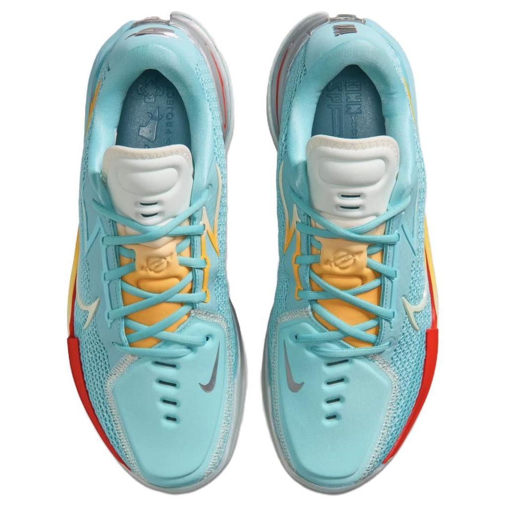 Titan x Dylan Harper x Nike GT Cut 1 Wyblakły Aqua Unisex Trampki Niebieski Kaszmir-Sport-Złoty-Czerwony Chili-Metaliczny Srebrny-Lodowy Błękit IU0779-400