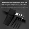 4Pcs/set High Manganese Steel Pedicure Tool, Foot Callus Remover, Dead Skin Removal Scraper, Foot Care Tool