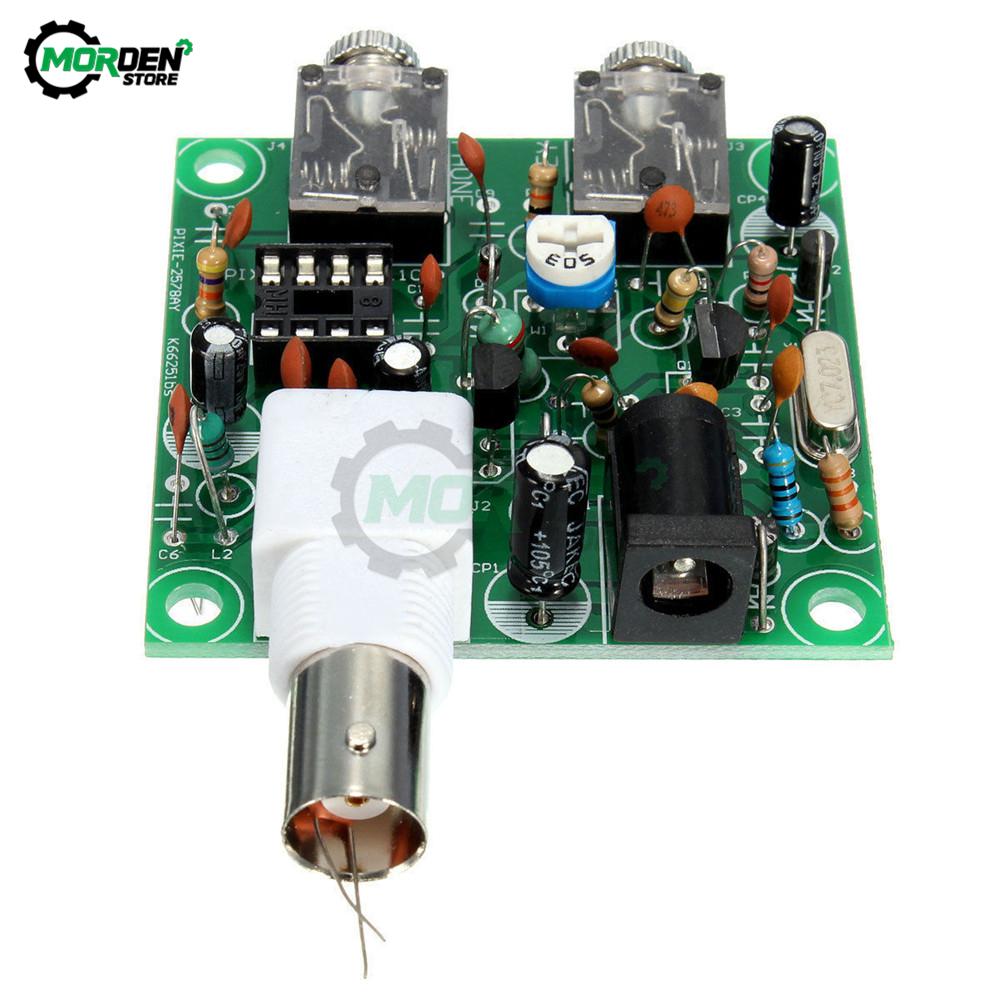 S-PIXIE CW QRP Shortwave Radio Transceiver 7.111Mhz DIY Kit Module Acrylic Shell for Ham Radio Audio