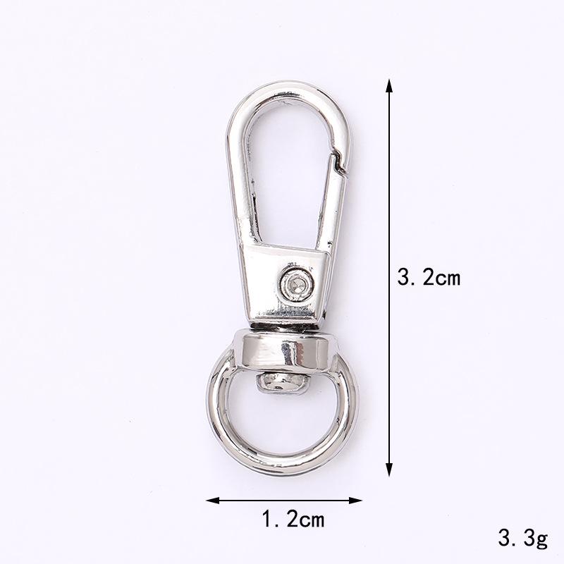Yi Lian Schmuck Zinklegierung Herzplatte Schlüsselanhänger mit Karabinerverschluss