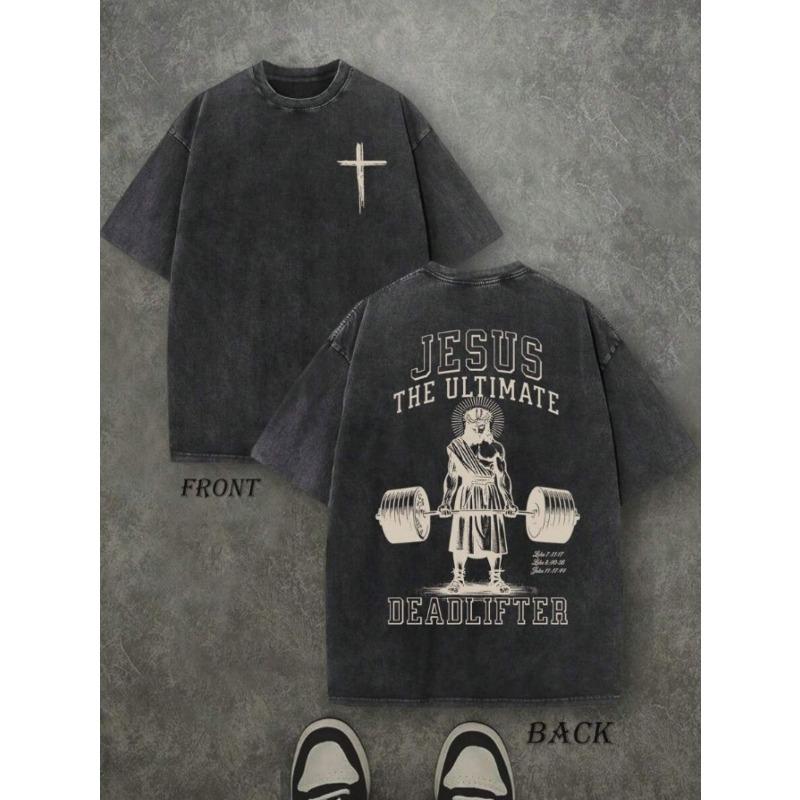 European sizes Men S Vintage Distressed Graphic Tee - Stylish Fashion Design, Striking Prints, Cozy Casual Outfit for Men S