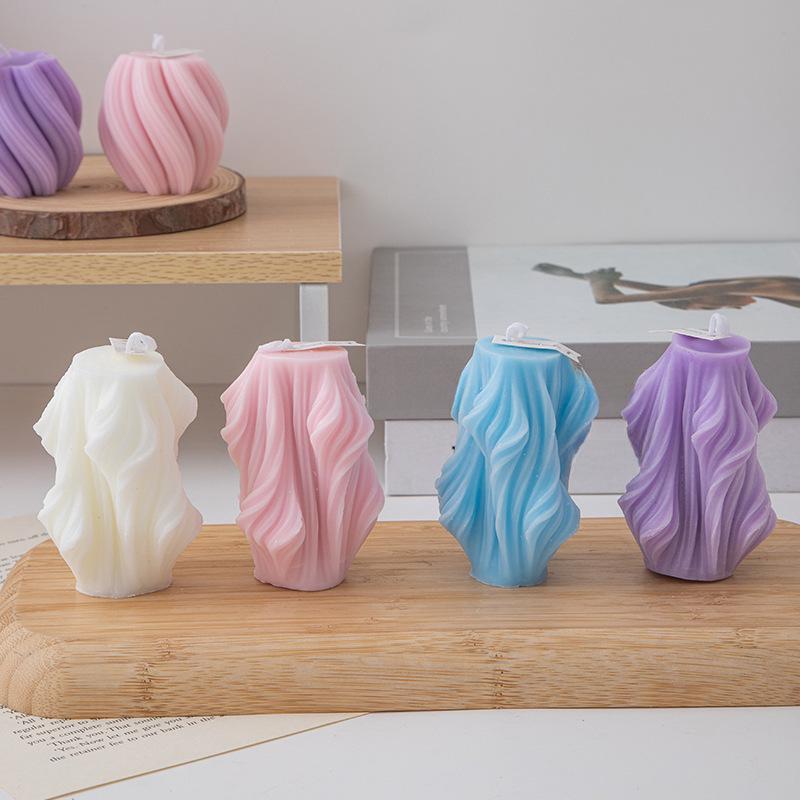 Scented Geometric Candle Set: Home Decor & Wedding Gift