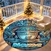 Benutzerdefinierter Name Personalisierter LFC Druck Runder Teppich, Vielseitiger Heimdekorations Teppich, für Spielzimmer, Wohnung, Balkon, Eingangsbereich, Flur Geschenk