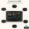FJW4 Color WiFi Weather Station APP Control Smart Weather Monitor Indoor Outdoor Temperature Humidity Digital Clock Functions