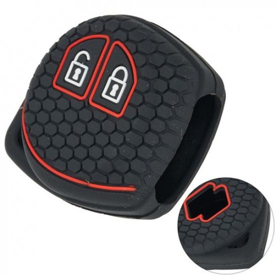 Button Remote Key Cover Case Car Accessories 2 Button Remote Black Key